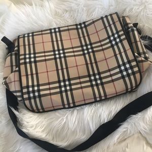 Burberry Diaper Bag.